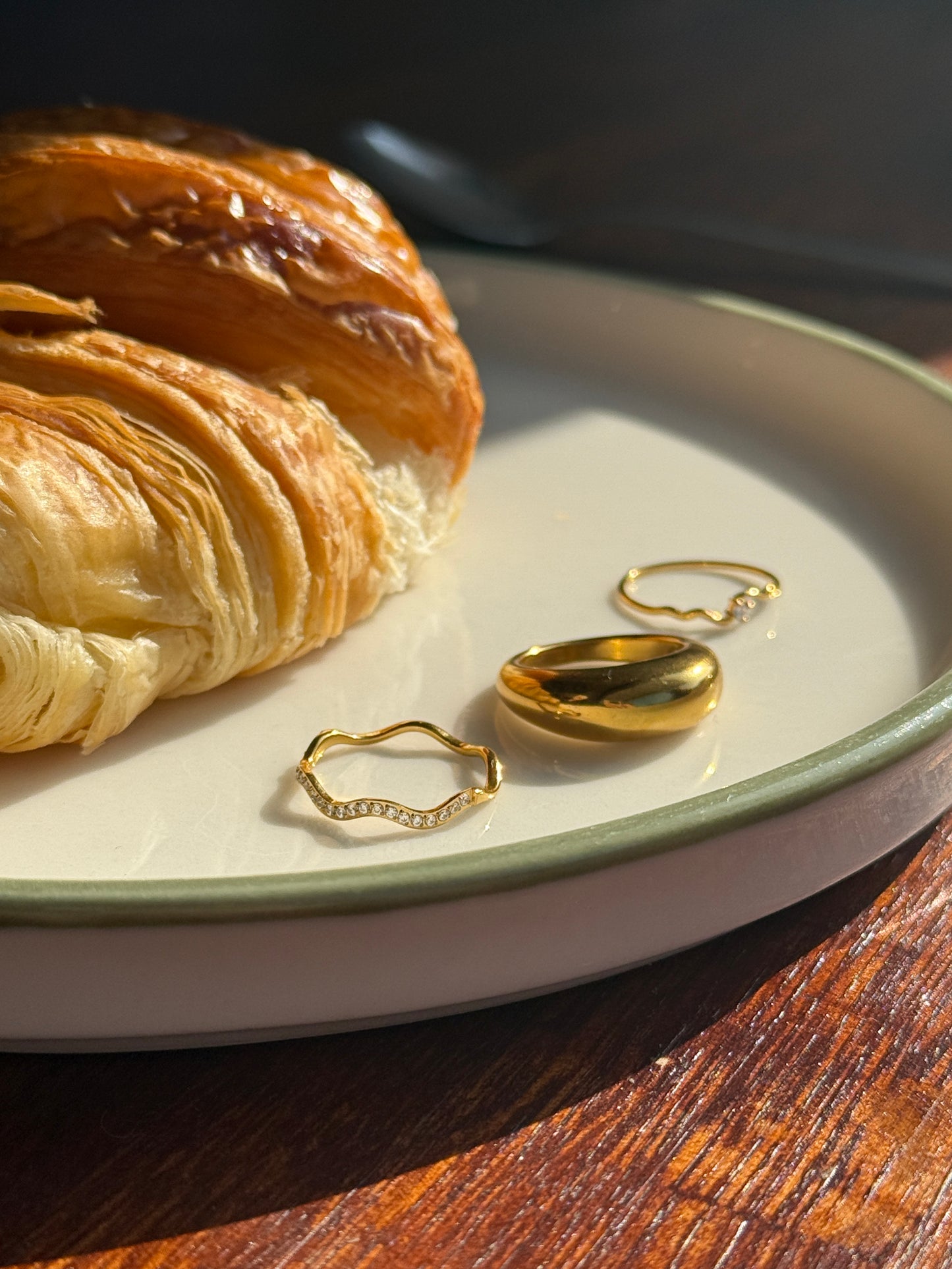 The Oracle 18k Gold Plated Tarnish-Free Dome Ring