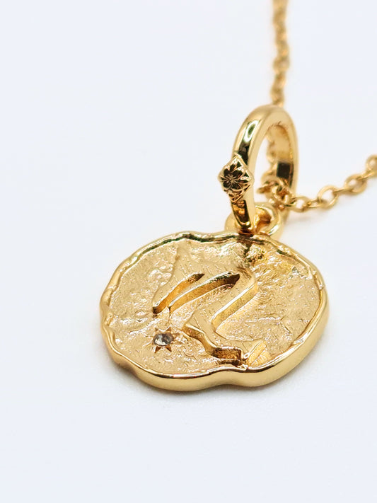 The Talisman Collection Scorpio 18k Gold Plated Tarnish-Free Zodiac Pendant Necklace