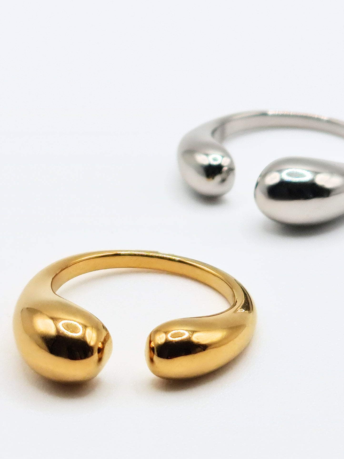 The Trevalgan 18k Gold Plated Tarnish-Free Open Dome Ring