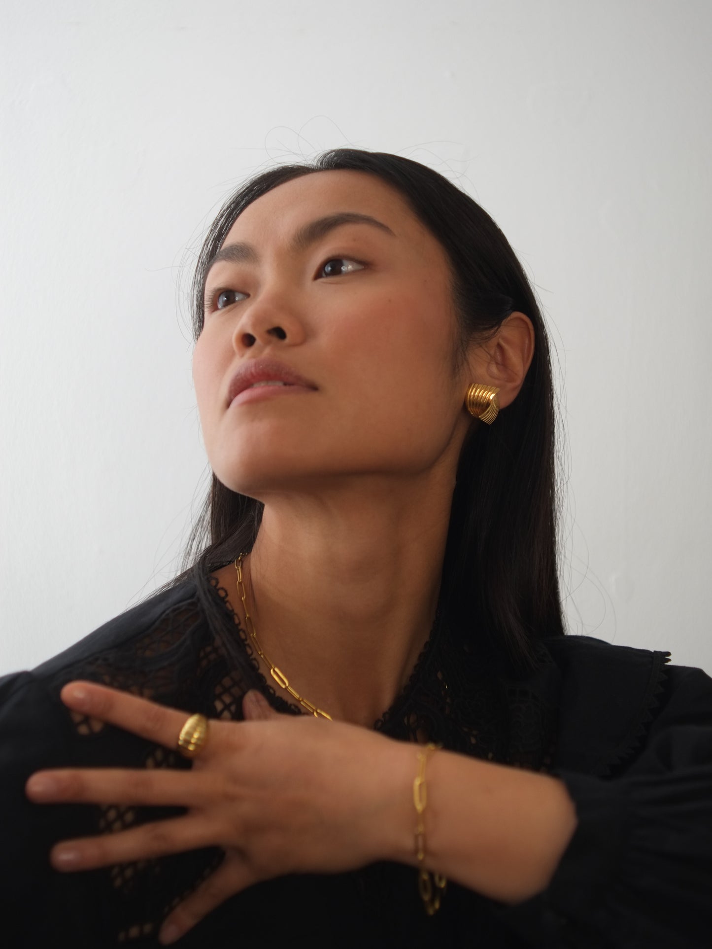 The Poppy 18k Gold Plated Tarnish-Free Paperclip Chain Bracelet