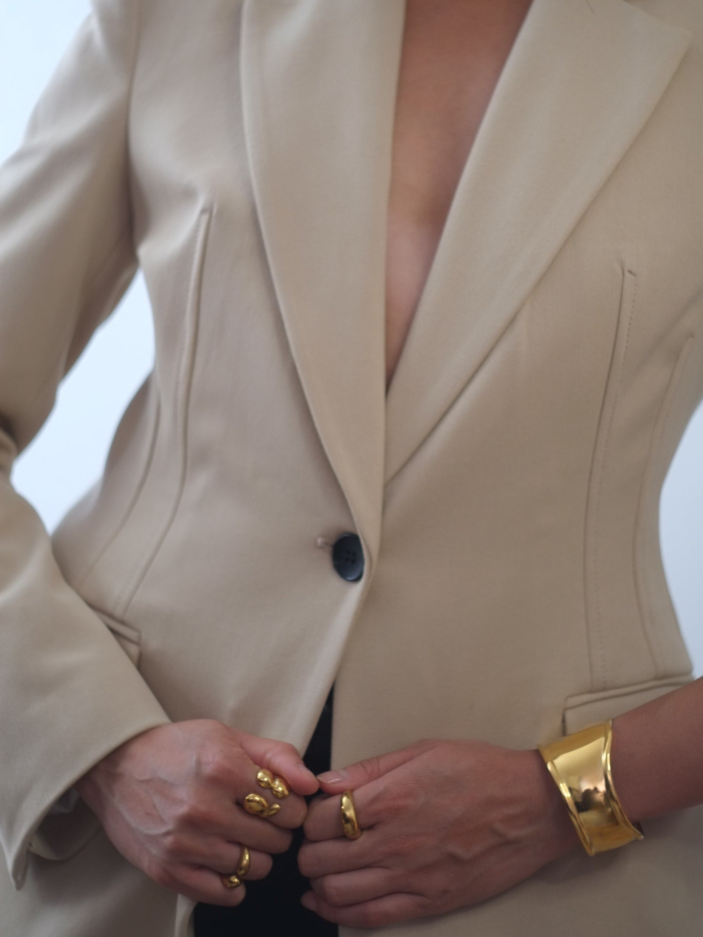 The Oracle 18k Gold Plated Tarnish-Free Dome Ring