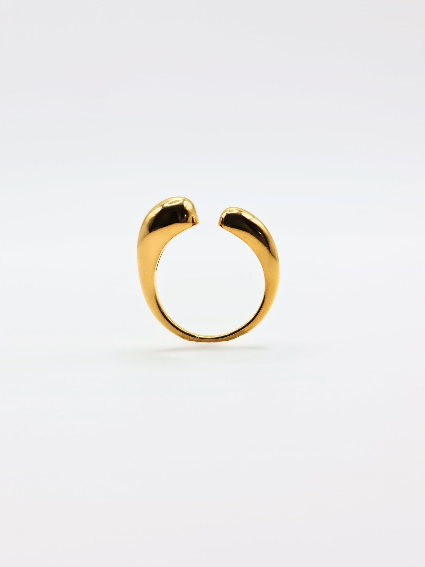 The Trevalgan 18k Gold Plated Tarnish-Free Open Dome Ring