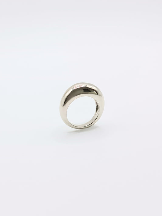 The Oracle Silver Finish Tarnish-Free Dome Ring