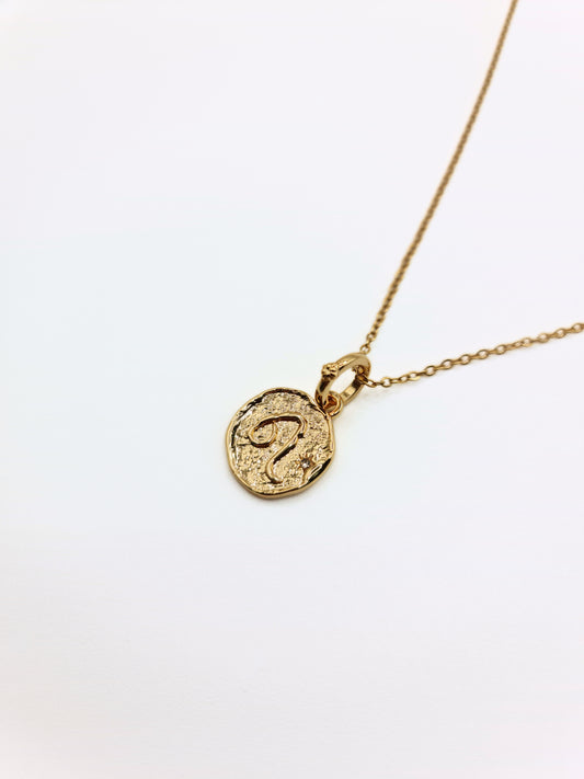 The Talisman Collection Leo 18k Gold Plated Tarnish-Free Zodiac Pendant Necklace