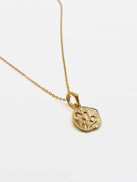 The Talisman Collection Capricorn 18k Gold Plated Tarnish-Free Zodiac Pendant Necklace