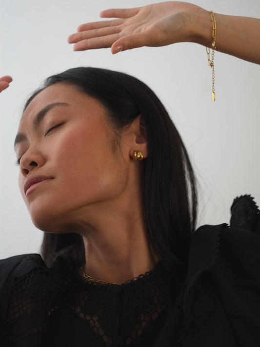 The Poppy 18k Gold Plated Tarnish-Free Paperclip Chain Bracelet