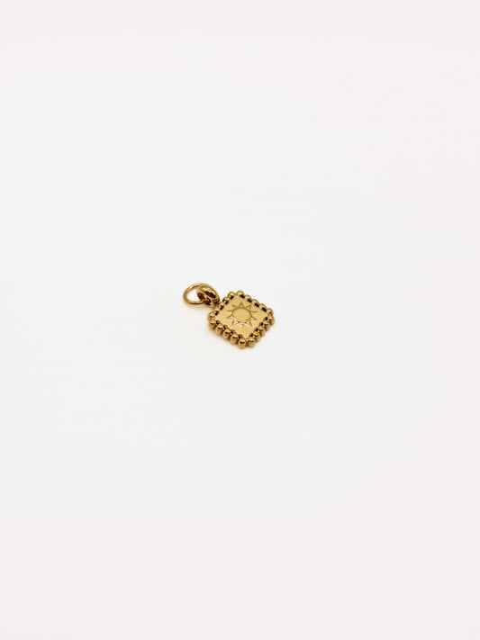 gold-beaded--square-coin-charm-necklace-tarnish-free-jewellery-waterproof-stainless-steel-1