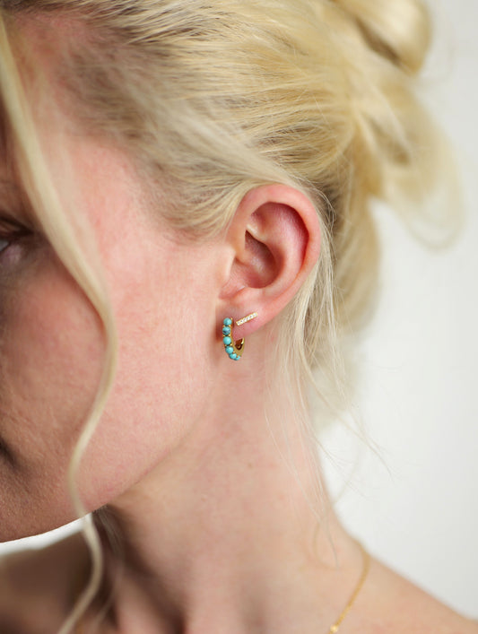 gold-blue-turquoise-natural-stone-gemstone-semi-precious-stud-huggie-hoop-earrings-stainless-steel-tarnish-free-jewellery-waterproof-ember-and-stone-5