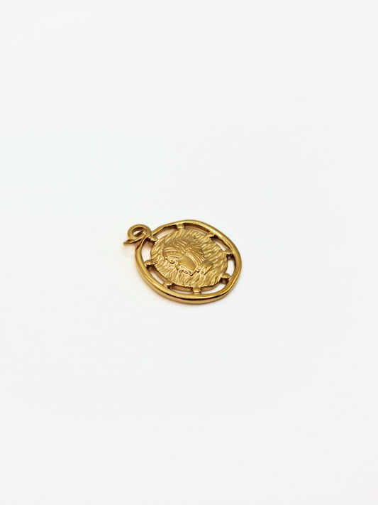 The Charm Shop 18k Gold Plated Roman Coin DIY Charm- Waterproof & Tarnish-Free