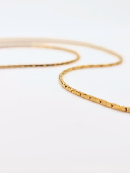 The Talisman Collection Set 18k Gold Plated Tarnish-Free Sun & Moon Crystal Spinner Pendant & Arizona Snake Chain Co-Ord Necklaces
