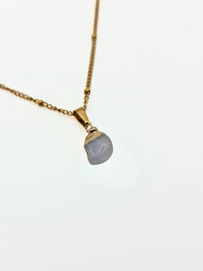 The Talisman Collection December Tanzanite Birthstone 18k Gold Plated Semi Precious Natural Stone Pendant Necklace