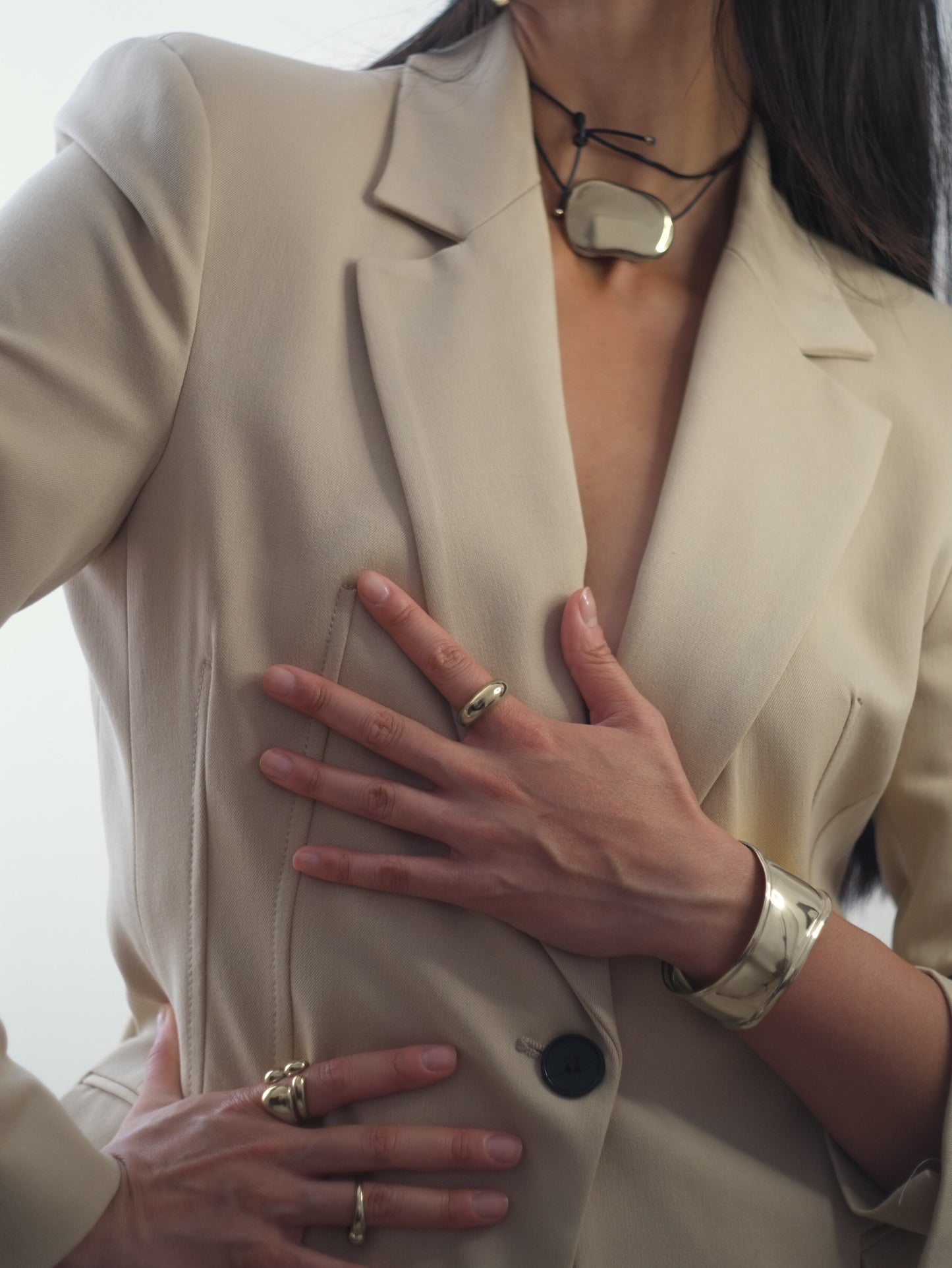 The Oracle Silver Finish Tarnish-Free Dome Ring