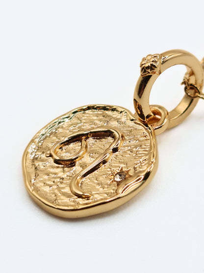 The Talisman Collection Leo 18k Gold Plated Tarnish-Free Zodiac Pendant Necklace