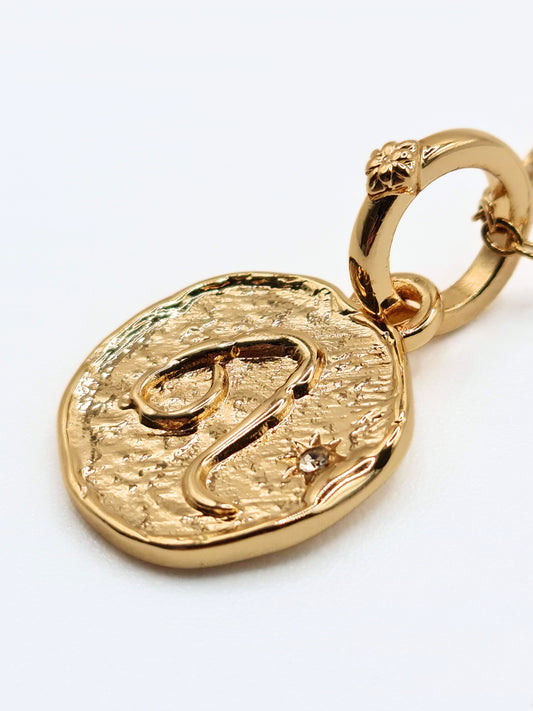 The Talisman Collection Leo 18k Gold Plated Tarnish-Free Zodiac Pendant Necklace