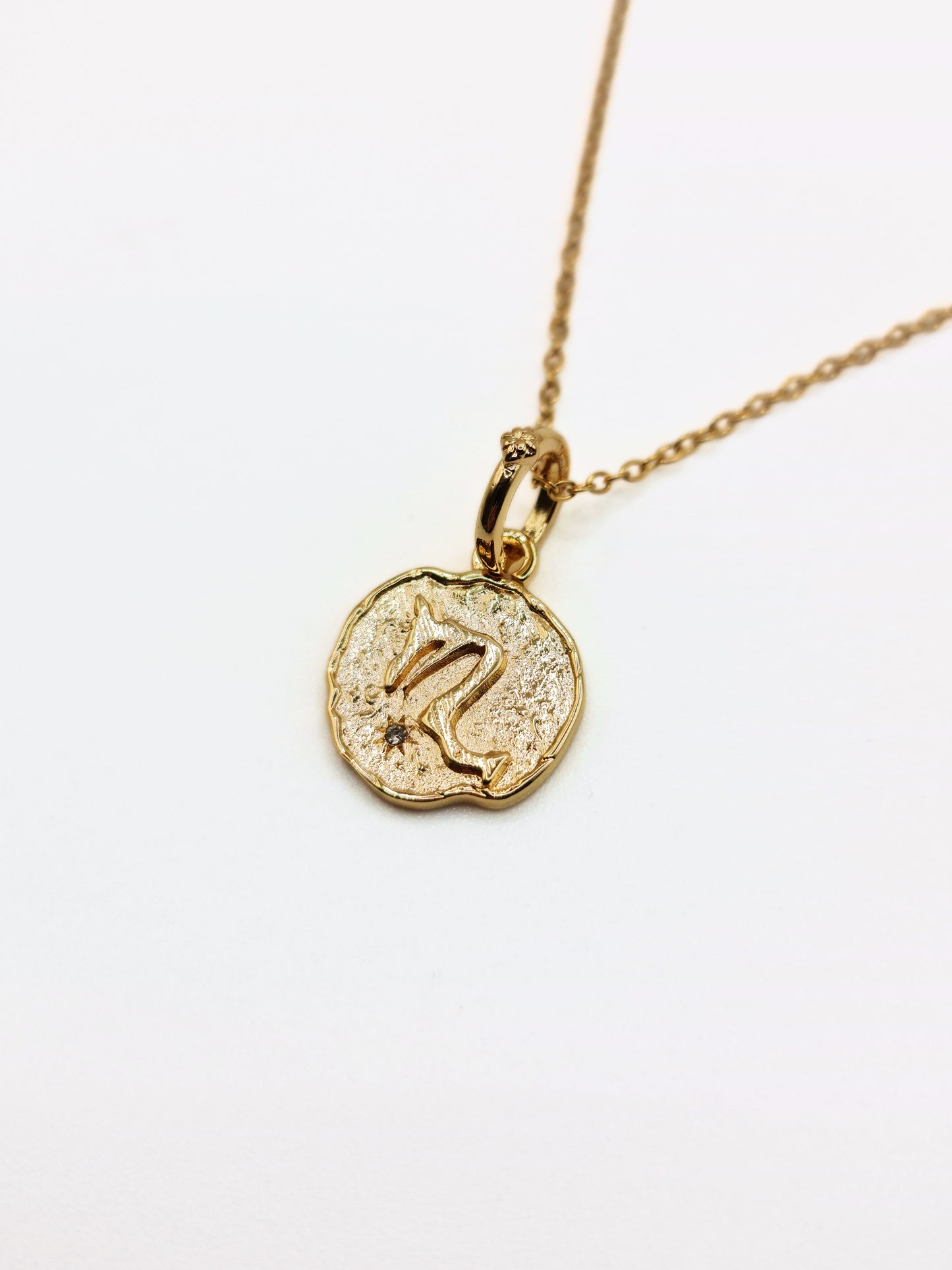 The Talisman Collection Scorpio 18k Gold Plated Tarnish-Free Zodiac Pendant Necklace