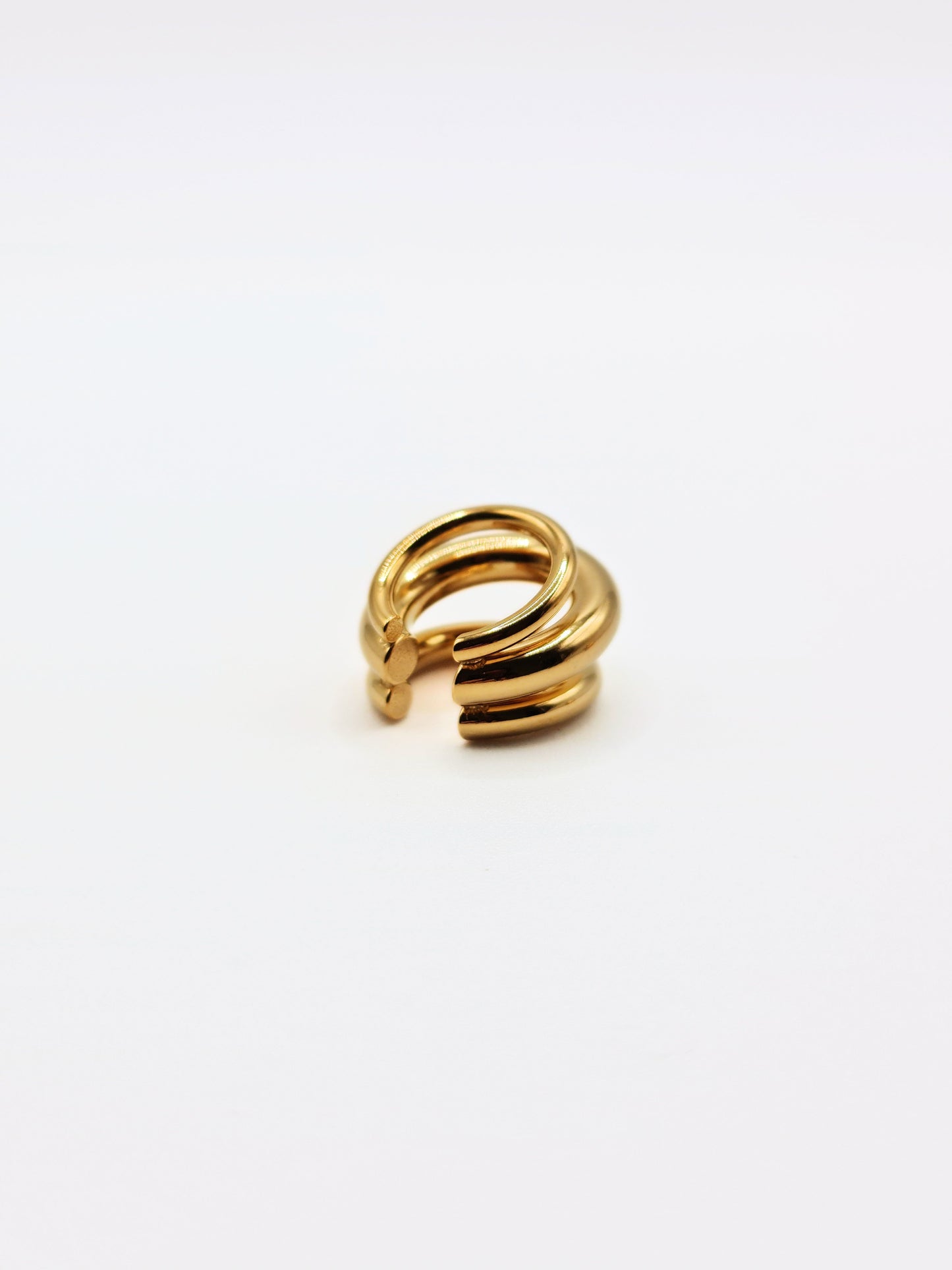 The Trident 18k Gold Plated Tarnish-Free Triple Statement Ear Cuff