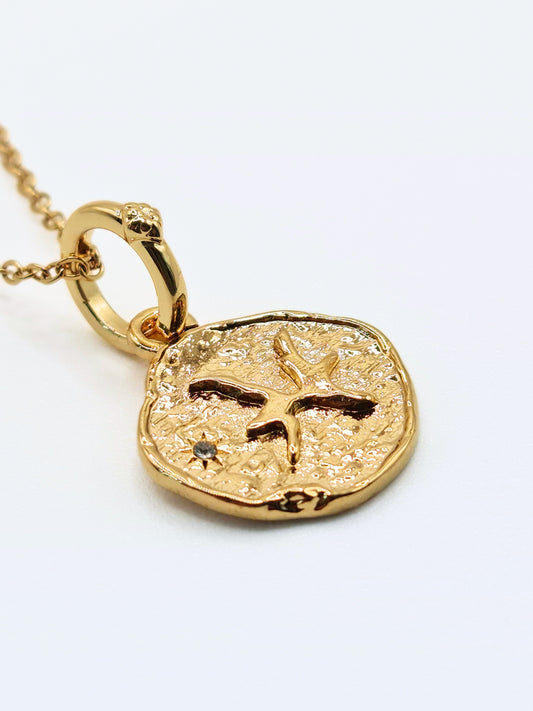 The Talisman Collection Pisces 18k Gold Plated Tarnish-Free Zodiac Pendant Necklace
