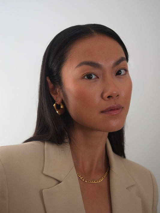 The Felix 18k Gold Plated Tarnish-Free Figaro Chain Necklace.