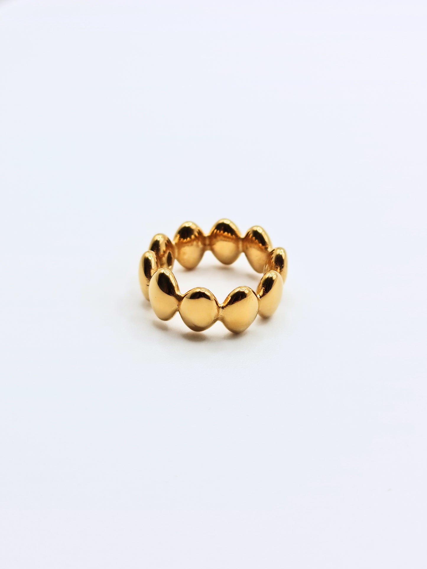 The Talisman Collection 18k Gold Plated Tarnish-Free Crystal Spear Band Ring