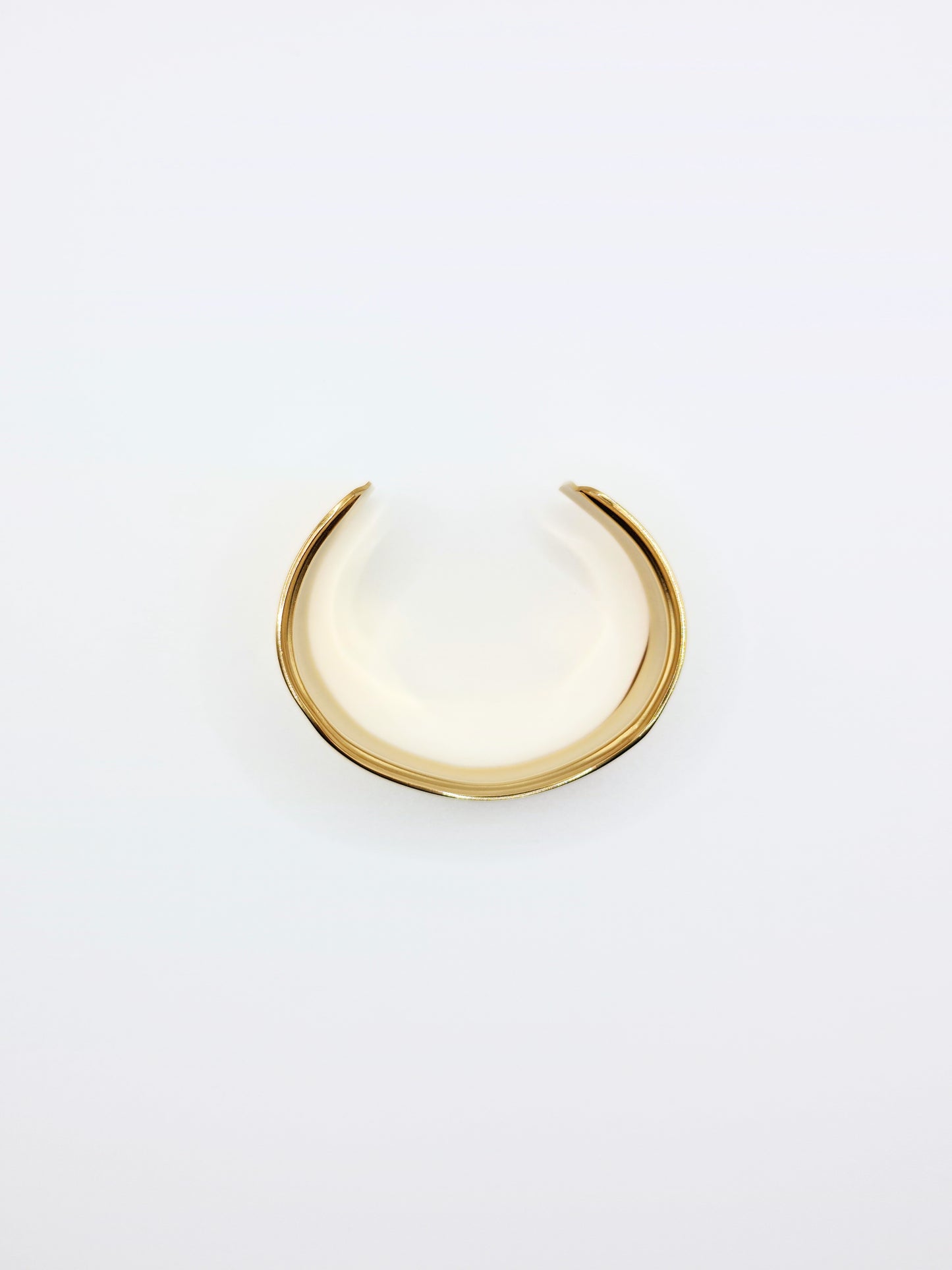The Delphi 18k Gold Plated Stainless Steel Abstract Cuff Bracelet