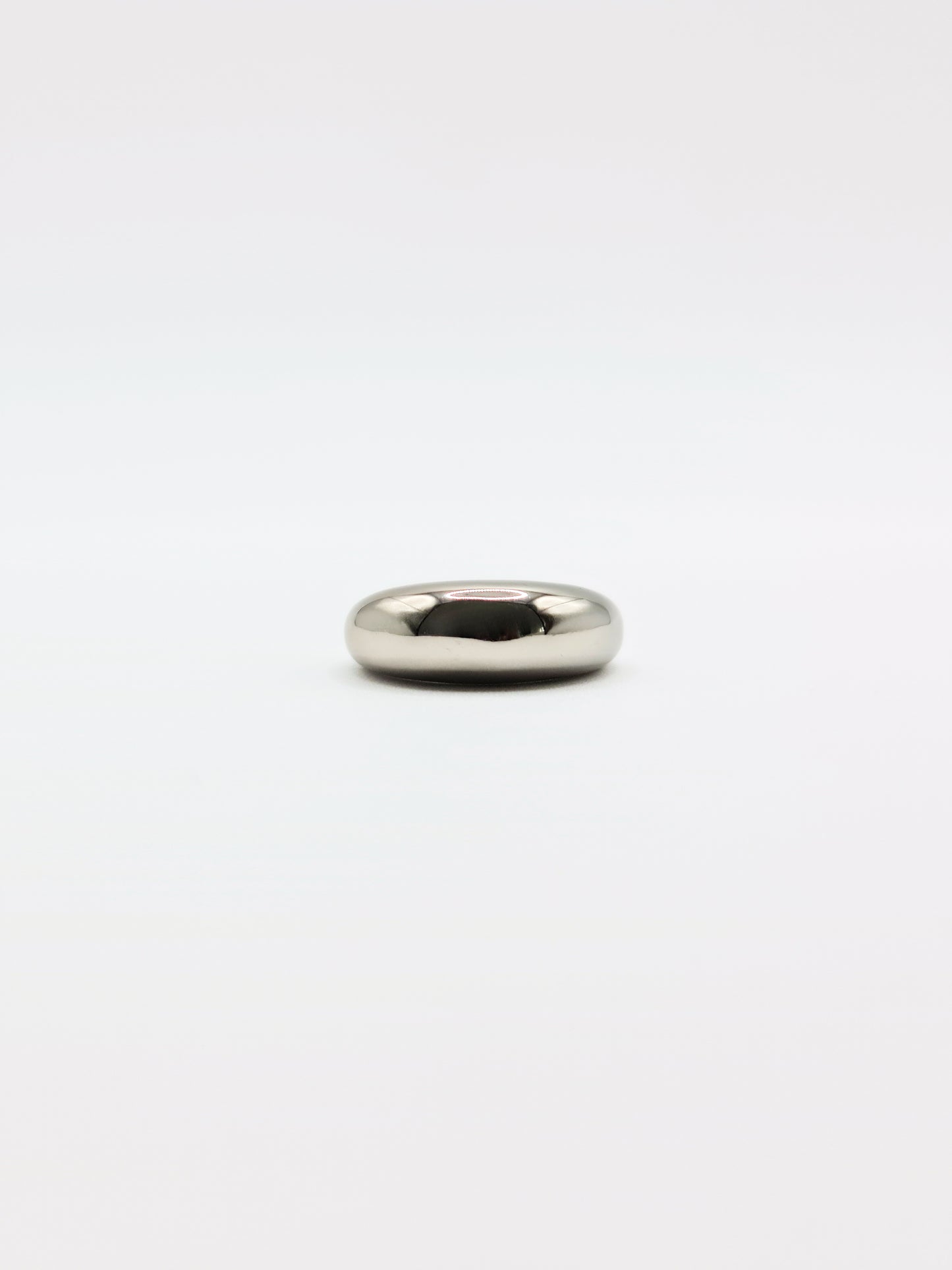 The Oracle Silver Finish Tarnish-Free Dome Ring