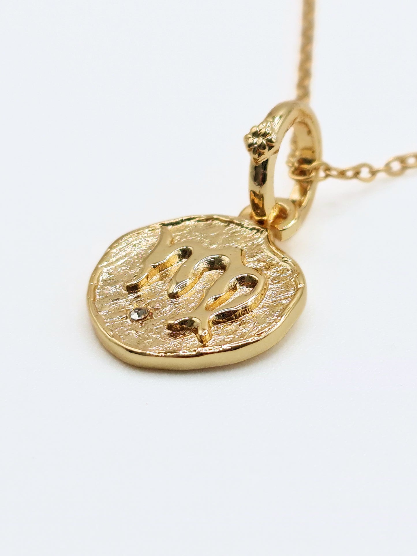 The Talisman Collection Virgo 18k Gold Plated Tarnish-Free Zodiac Pendant Necklace