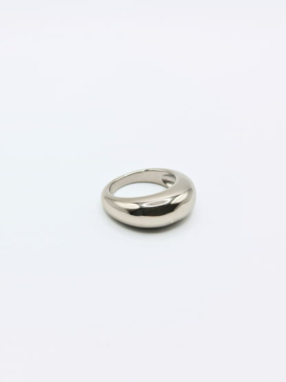 The Oracle Silver Finish Tarnish-Free Dome Ring