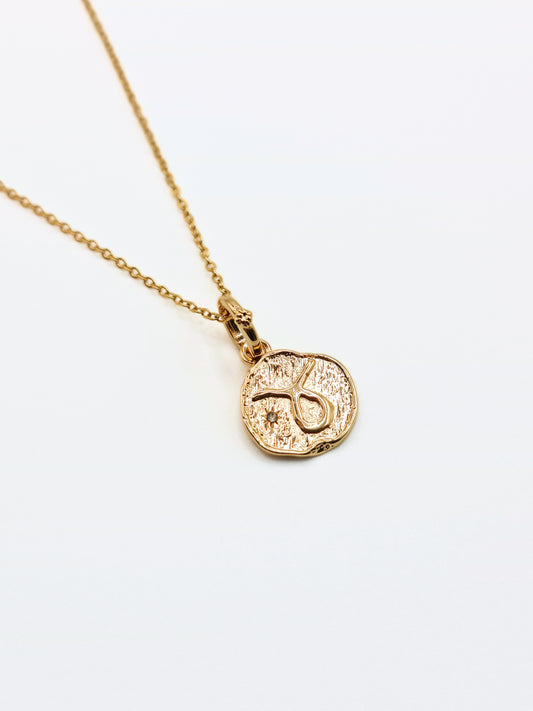 The Talisman Collection Taurus 18k Gold Plated Tarnish-Free Zodiac Pendant Necklace