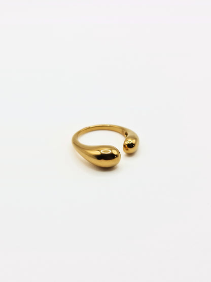 The Trevalgan 18k Gold Plated Tarnish-Free Open Dome Ring