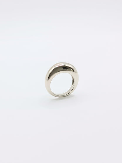 The Oracle Silver Finish Tarnish-Free Dome Ring