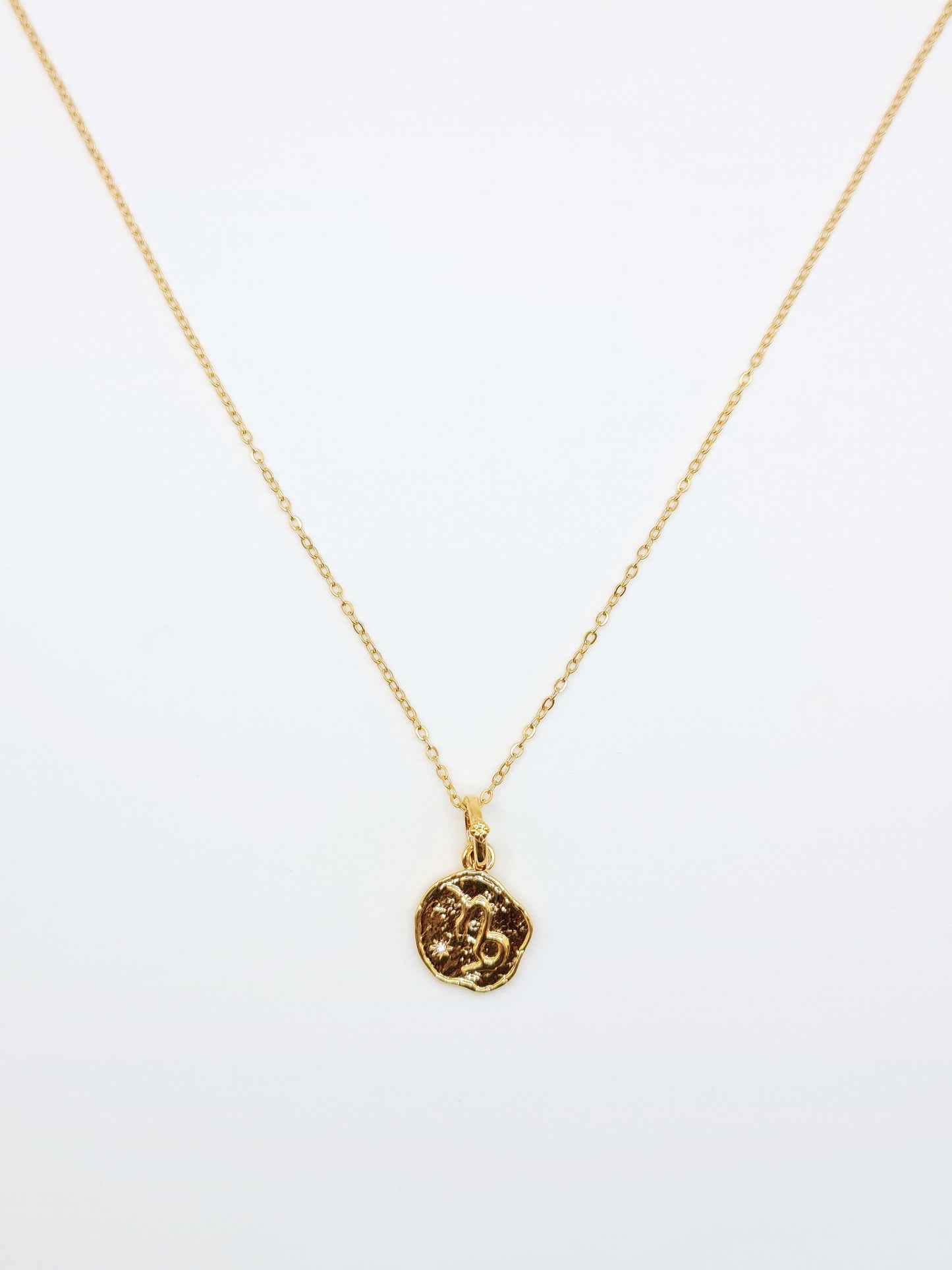 The Talisman Collection Capricorn 18k Gold Plated Tarnish-Free Zodiac Pendant Necklace