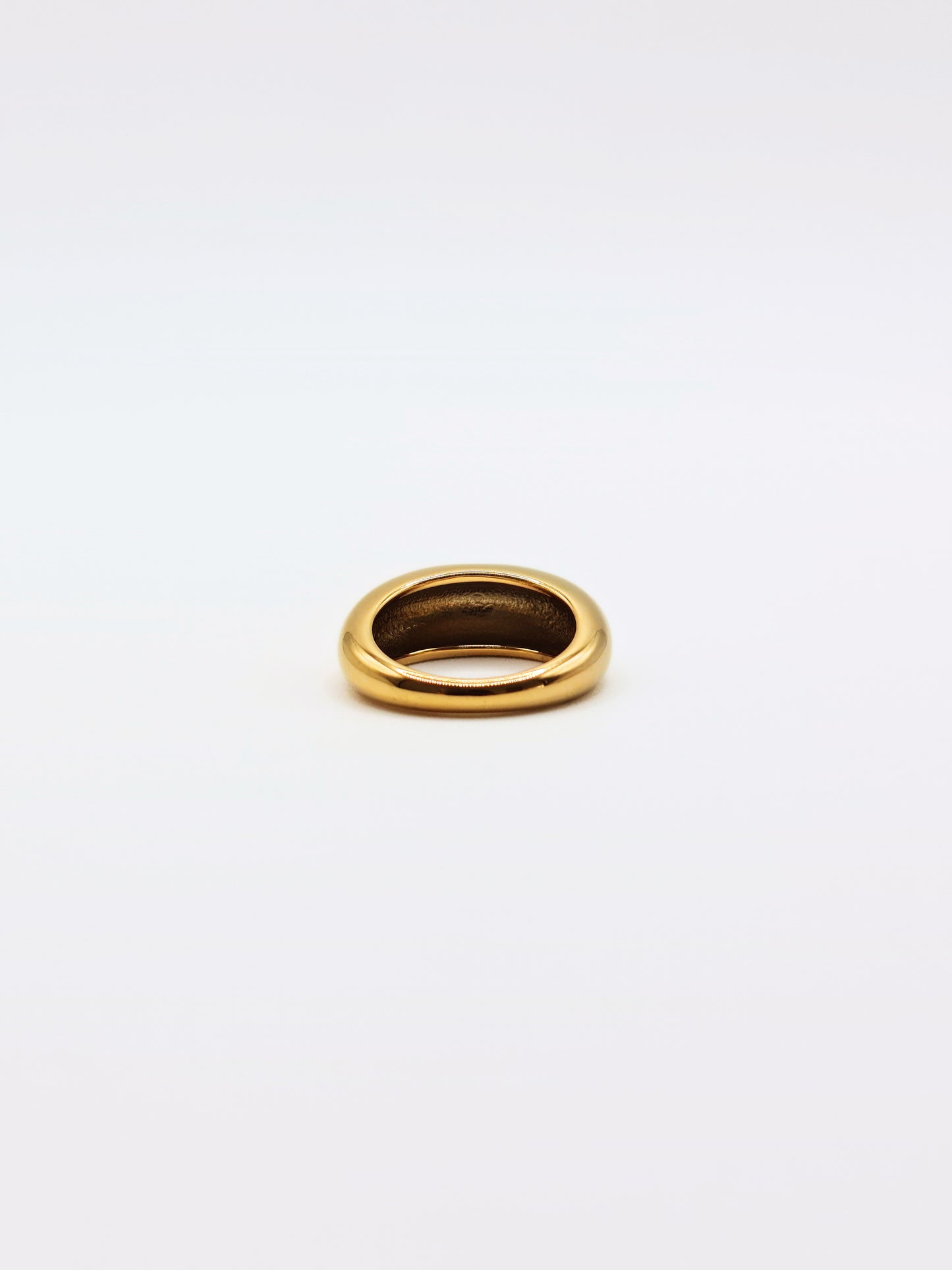 The Oracle 18k Gold Plated Tarnish-Free Dome Ring