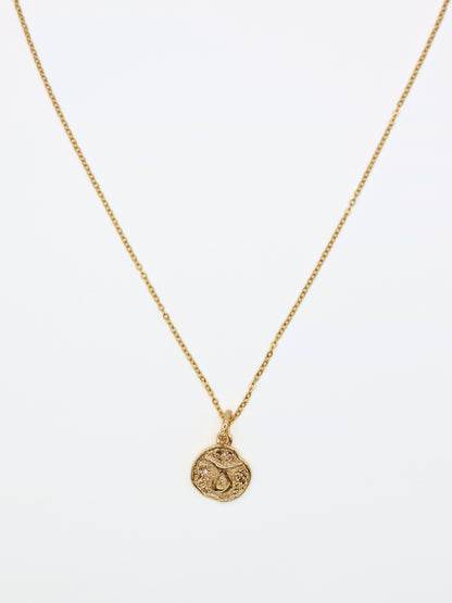 The Talisman Collection Taurus 18k Gold Plated Tarnish-Free Zodiac Pendant Necklace