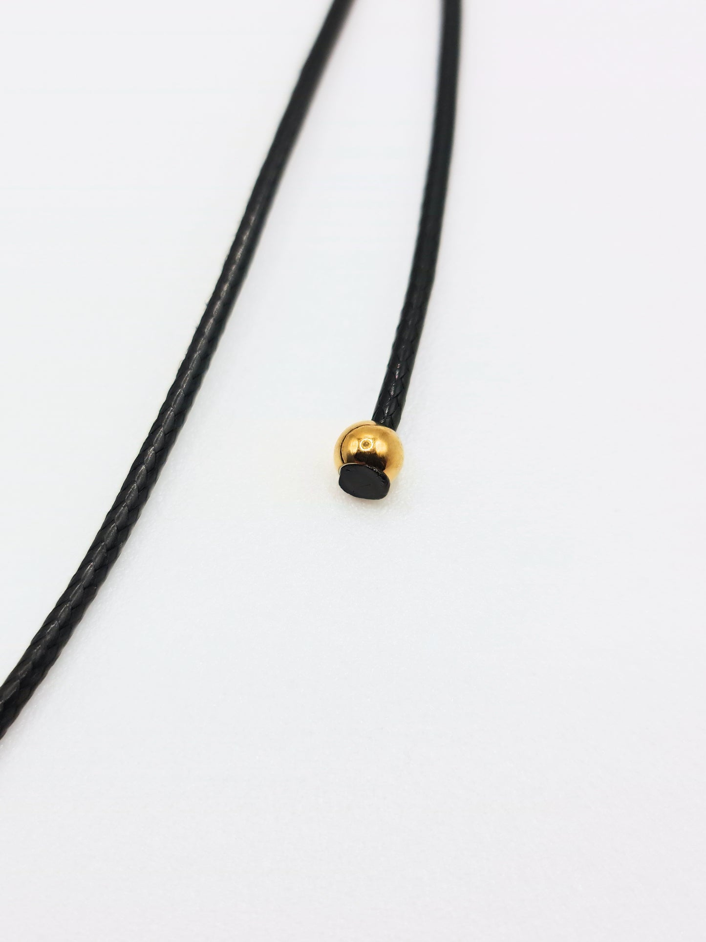 The Hepworth 18k Gold Plated Tarnish-Free Metal Plate Rope Tie Necklace