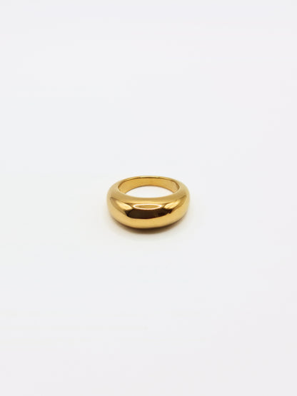 The Oracle 18k Gold Plated Tarnish-Free Dome Ring