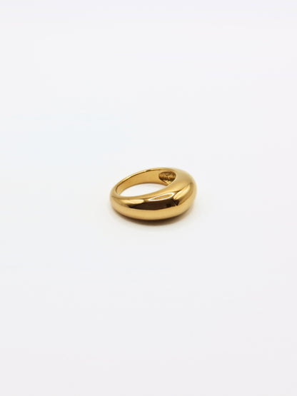 The Oracle 18k Gold Plated Tarnish-Free Dome Ring
