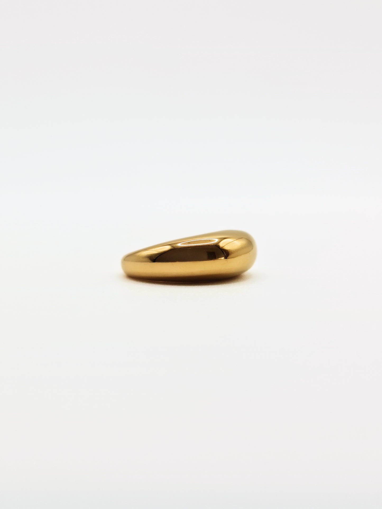 The Oracle 18k Gold Plated Tarnish-Free Dome Ring