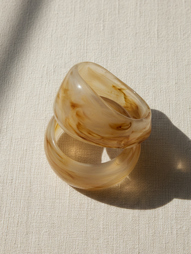 Amalfi Yellow Mist Bangles