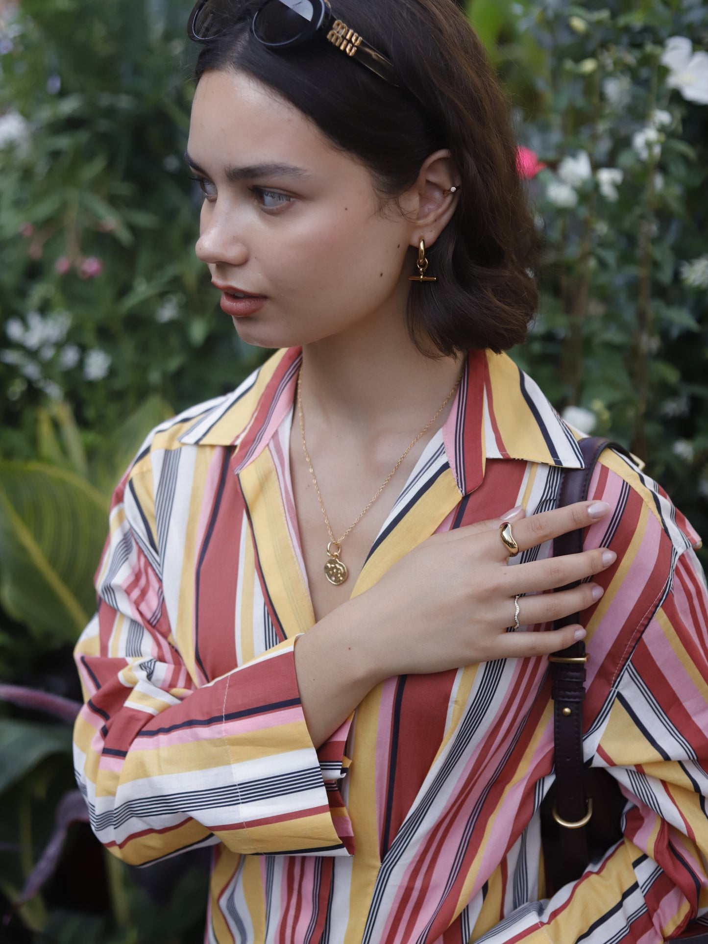 The Galliard 18k Gold Plated Tarnish-Free Lipped Ring