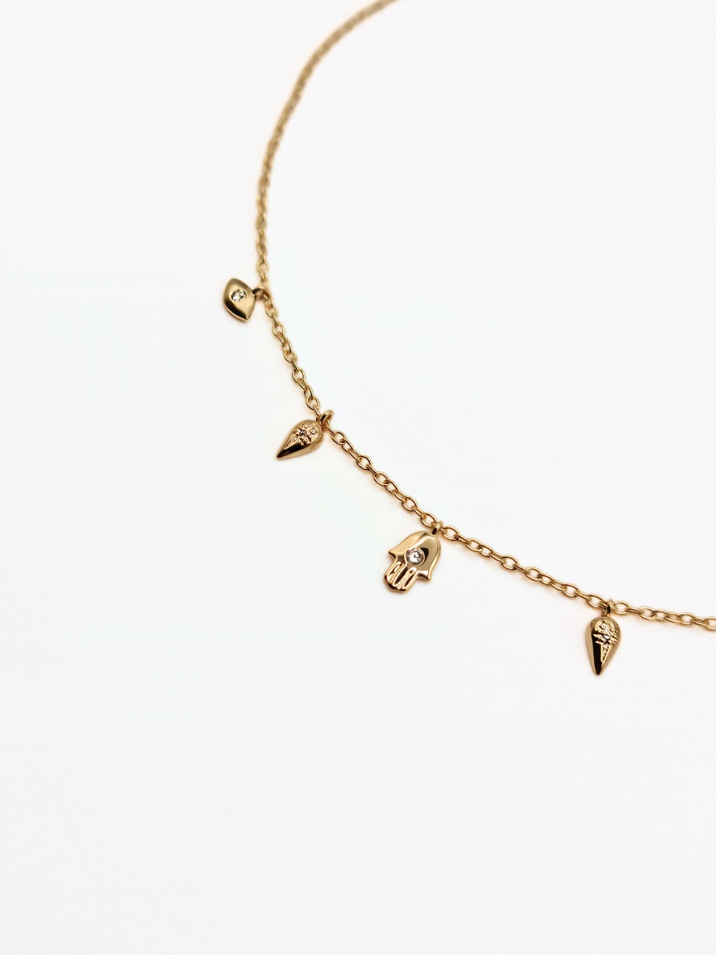 evil-eye-hamsa-charm-chain-dainty-necklace-stainless-steel-tarnish-free-jewellery-waterproof-ember-and-stone-5