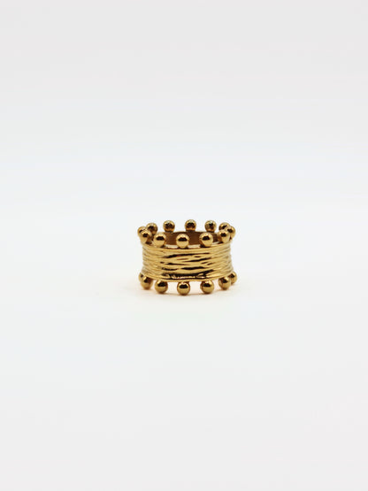 gold-beaded-boho-ring-stainless-steel-tarnish-free-jewellery-waterproof-1
