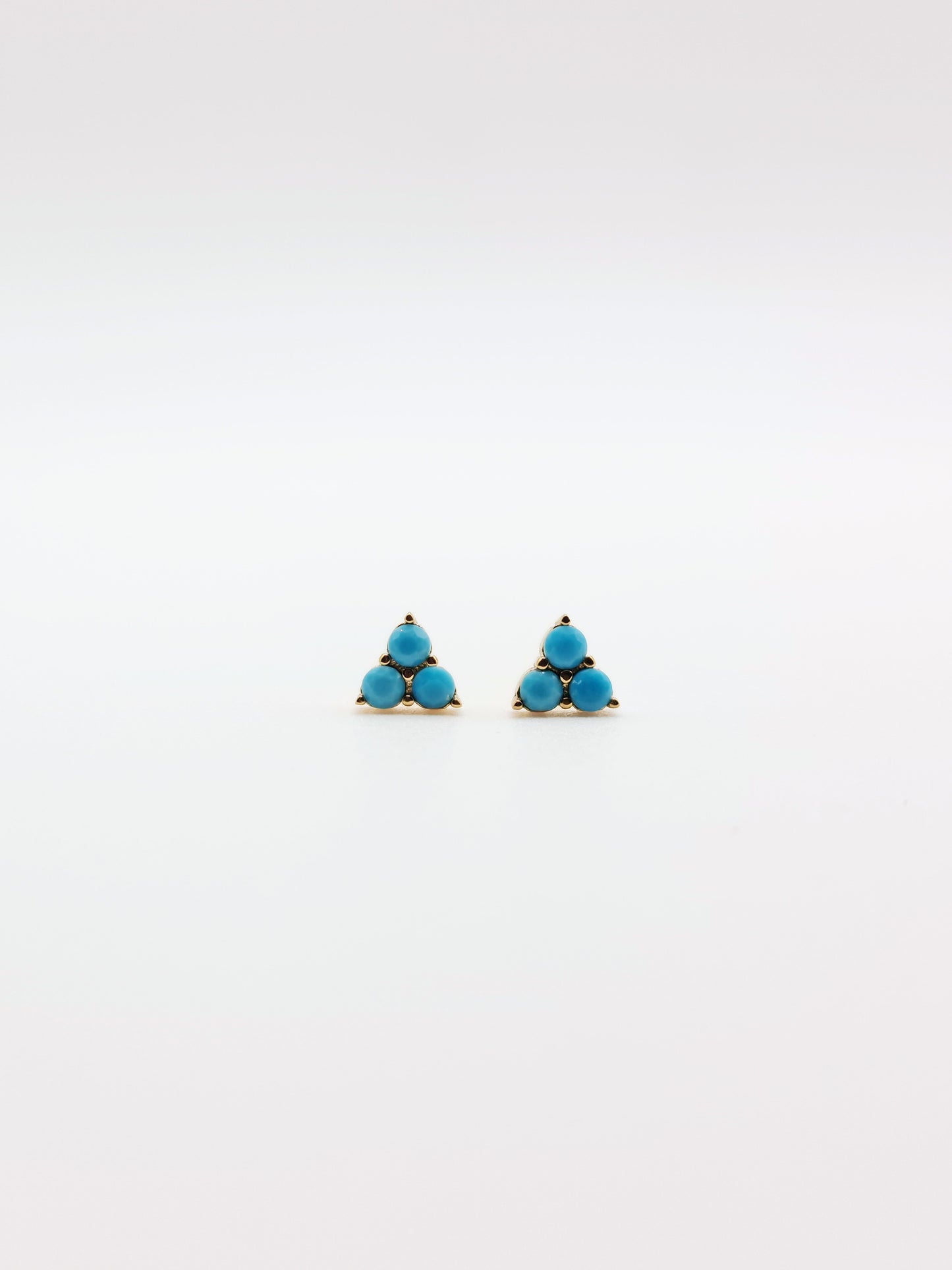 The Sorrento Set 18k Gold Plated Natural Turquoise Earrings & Necklace- Waterproof & Tarnish-Free