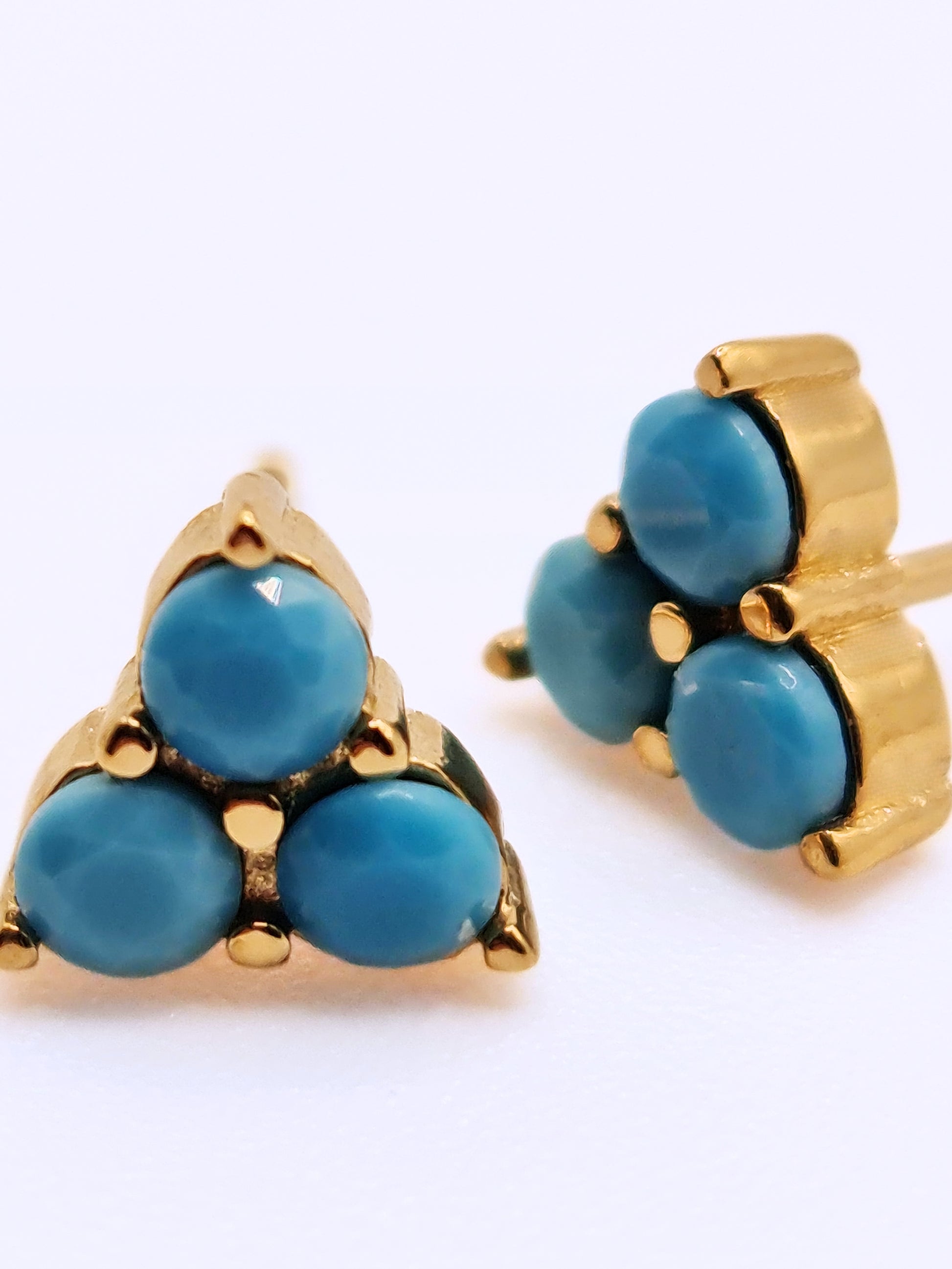 gold-blue-turquoise-natural-stone-gemstone-semi-precious-stud-earrings-stainless-steel-tarnish-free-jewellery-waterproof-ember-and-stone-2