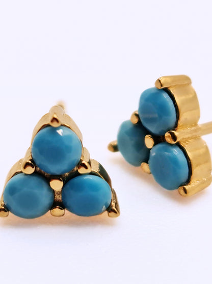 gold-blue-turquoise-natural-stone-gemstone-semi-precious-stud-earrings-stainless-steel-tarnish-free-jewellery-waterproof-ember-and-stone-2
