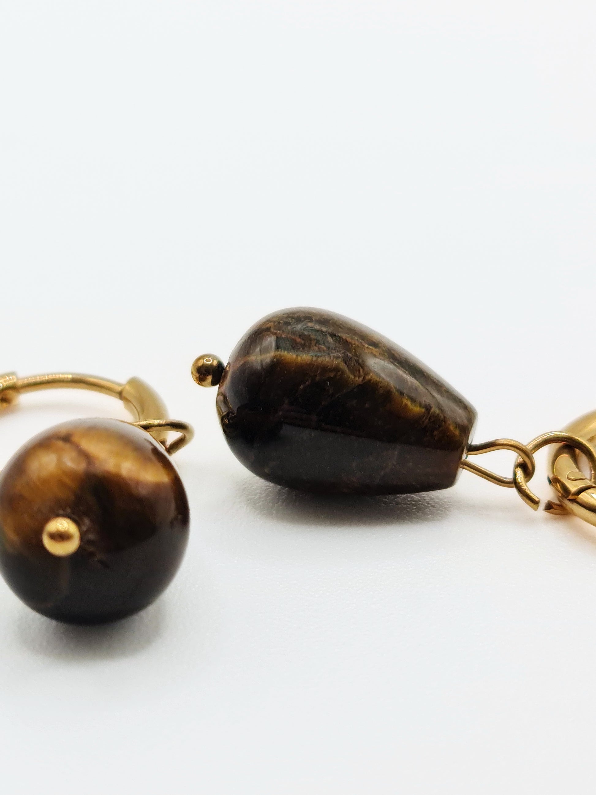 gold-brown-tigers-eye-gemstone-natural-stone-semi-precious-drop-hoop-earrings-stainless-steel-tarnish-free-jewellery-waterproof-ember-and-stone-1