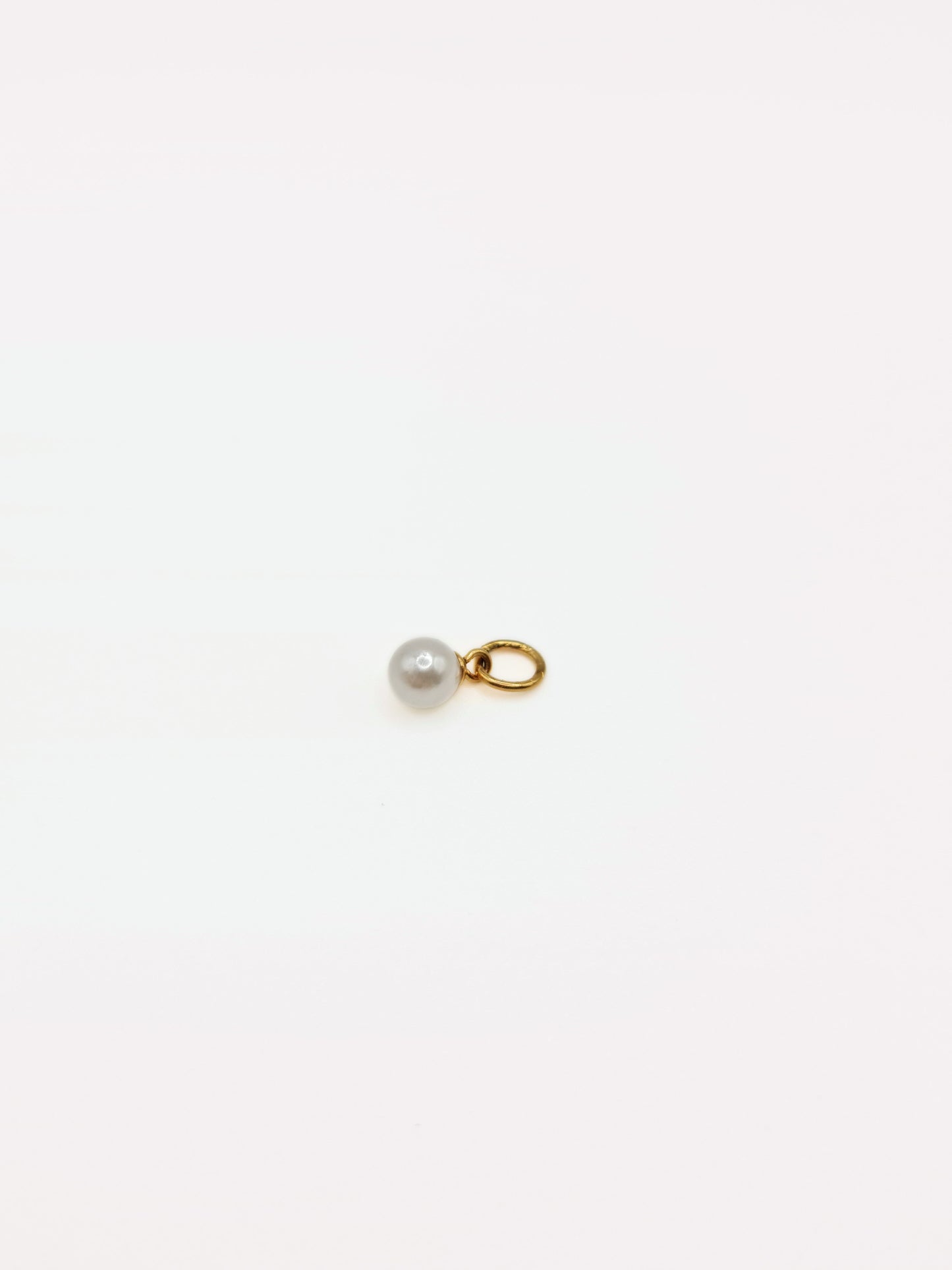 The Charm Shop 18k Gold Plated Pearl DIY Charm- Waterproof & Tarnish-Free