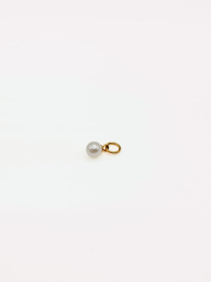 The Charm Shop 18k Gold Plated Pearl DIY Charm- Waterproof & Tarnish-Free