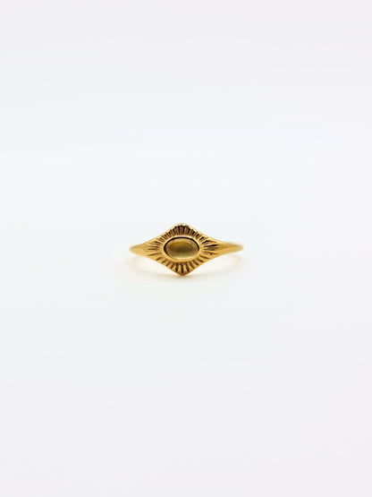 gold-cateseye-gemstone-natural-stone-semi-precious-stacking-ring-vintage-stainless-steel-tarnish-free-jewellery-waterproof-ember-and-stone-1