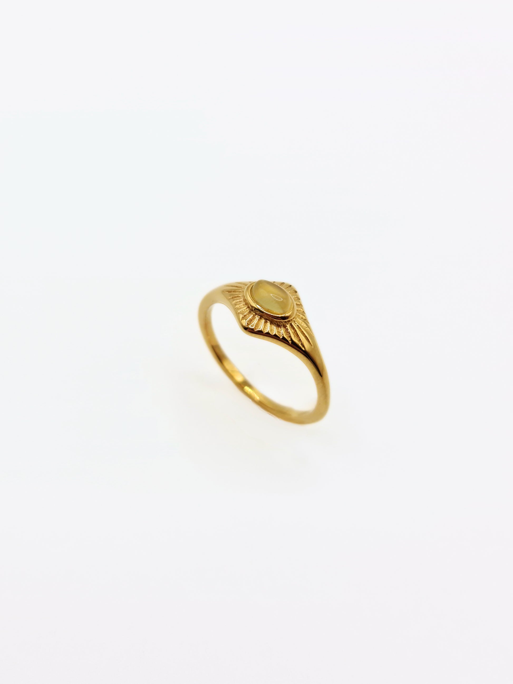 gold-cateseye-gemstone-natural-stone-semi-precious-stacking-ring-vintage-stainless-steel-tarnish-free-jewellery-waterproof-ember-and-stone-1