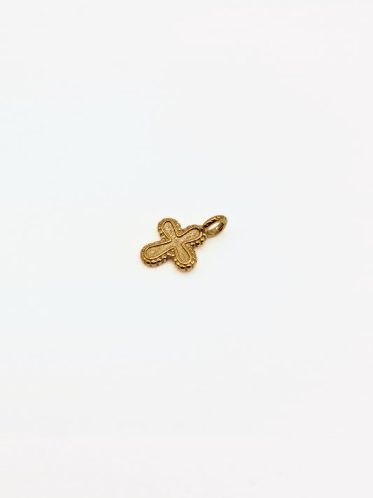 gold-cross-charm-necklace-tarnish-free-jewellery-waterproof-stainless-steel-1
